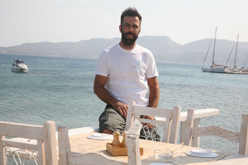 Manolis Karamitsos, Owner of Navagio Restaurant in Milos
