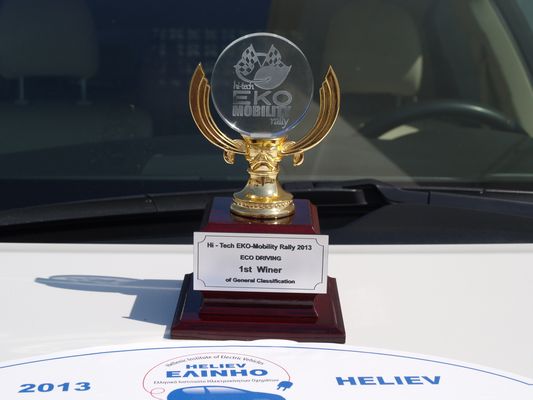 1η θέση για τη συμμετοχή της Sixt Rent a Car  στο EKO Mobility Rally 2013 στην κατηγορία Eco Driving